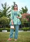 Tunic House Fusion Fancy Stylish Wholesale Designer Kurti With Bottom